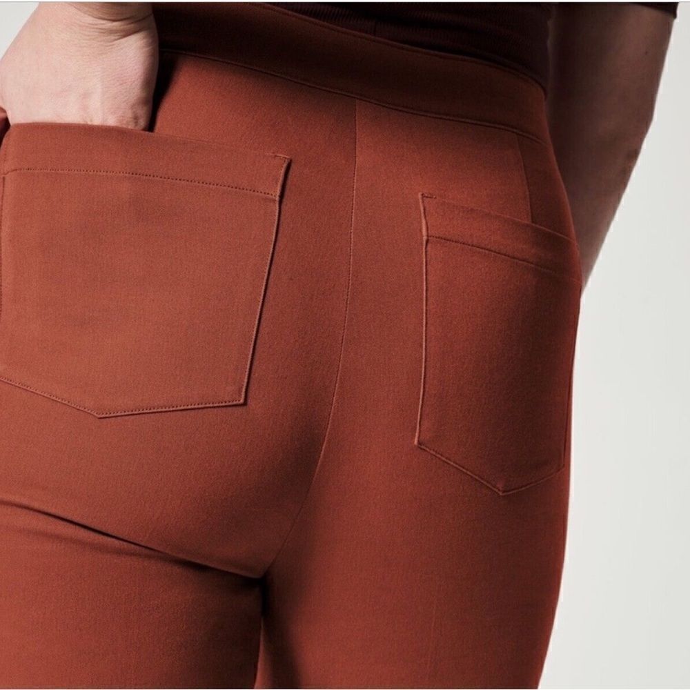 Spanx On The Go Ankle Slim Stretch Cropped Pant Bronzed Glow FLAWS - Picture 13 of 13